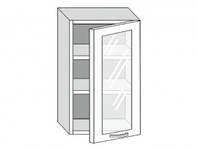 19.50.3 Шкаф настенный (h=913) на 500мм с 1-ой стекл. дверцей в Карабаше - karabash.magazinmebel.ru | фото