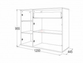 Комод 10 фант ясень анкор в Карабаше - karabash.magazinmebel.ru | фото - изображение 2