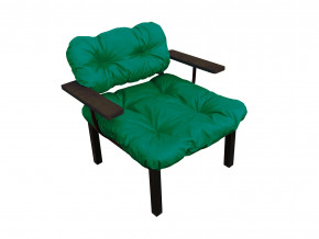 Кресло Дачное зелёная подушка в Карабаше - karabash.magazinmebel.ru | фото
