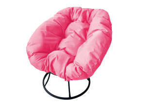 Кресло Пончик без ротанга розовая подушка в Карабаше - karabash.magazinmebel.ru | фото