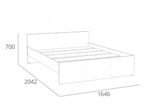 Кровать 1600 НМ 011.53 Симпл Белый Фасадный в Карабаше - karabash.magazinmebel.ru | фото - изображение 4