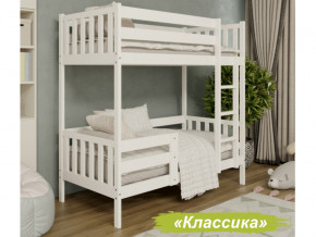 Кровать 2-х ярусная Аист-2 Классика белый 1800х900 мм в Карабаше - karabash.magazinmebel.ru | фото - изображение 1