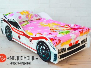 Кровать детская машина Медпомощь в Карабаше - karabash.magazinmebel.ru | фото