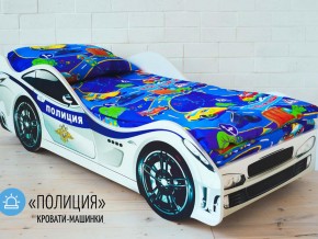 Кровать детская машина Полиции в Карабаше - karabash.magazinmebel.ru | фото