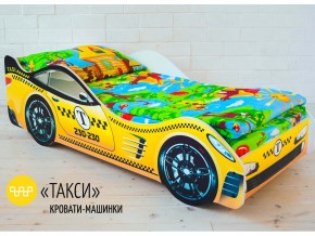 Кровать детская машина Такси в Карабаше - karabash.magazinmebel.ru | фото