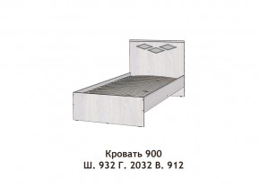 Кровать Диана 900 в Карабаше - karabash.magazinmebel.ru | фото - изображение 2