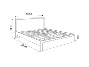 Кровать с основанием Беатрис мод 7 Орех гепланкт в Карабаше - karabash.magazinmebel.ru | фото - изображение 2