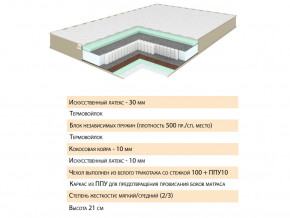 Матрас Тиссая 120х200 в Карабаше - karabash.magazinmebel.ru | фото - изображение 2