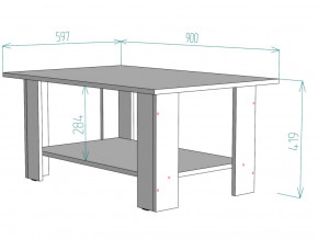 Стол журнальный TC1 в Карабаше - karabash.magazinmebel.ru | фото - изображение 3